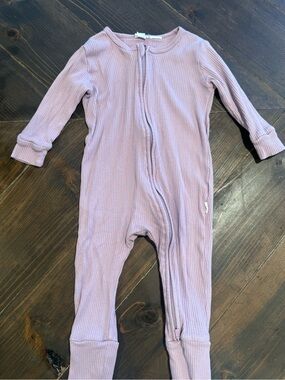 Jamie Kay Purple Ribbed Sleeper Size 1 Year